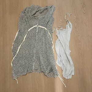 Summer dress with floral print